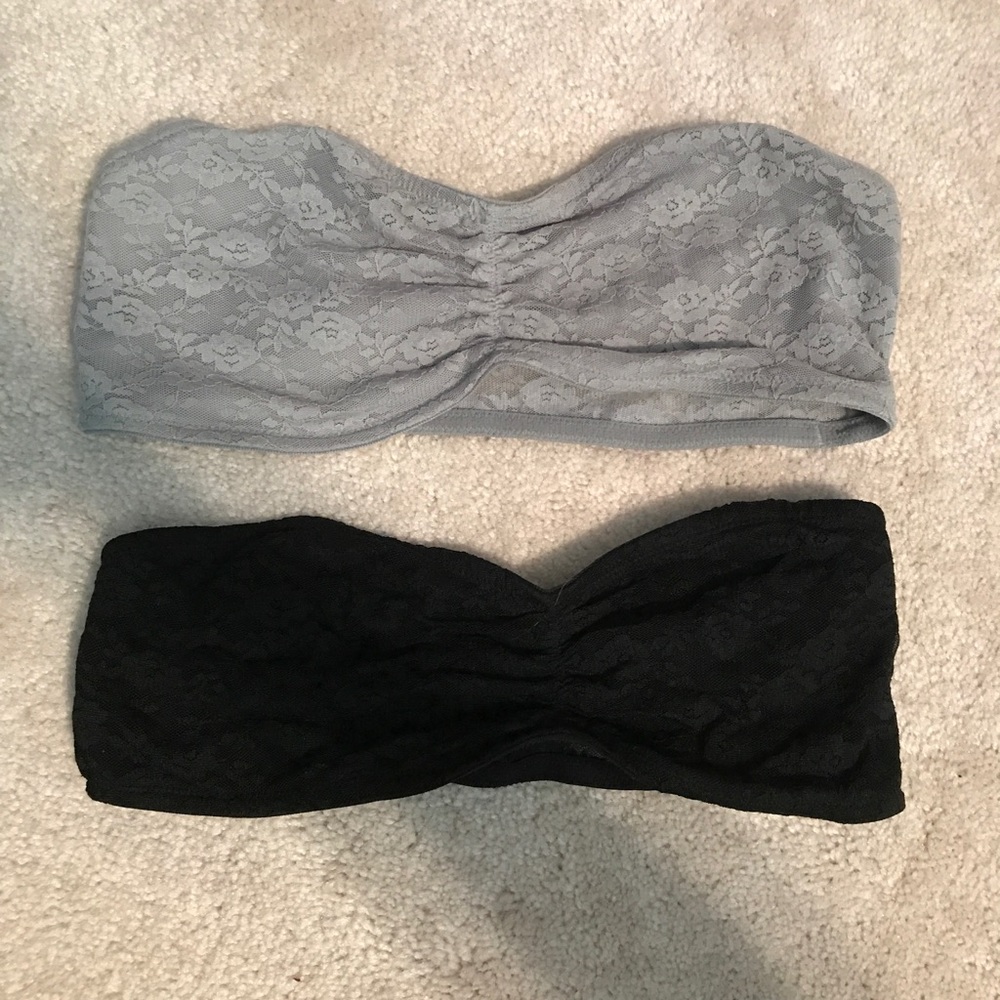 PINK Bandeau Bralettes Set of 2 (Smalls)
